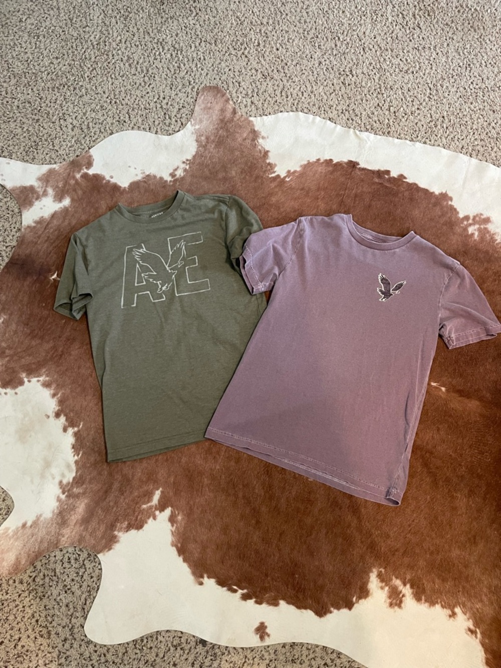 American Eagle Outfitters men’s  Short Sleeve Logo Tee lot of 2